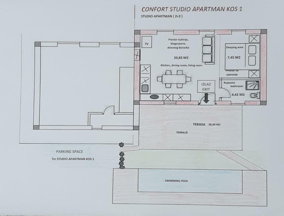 Villa Kos Lupoglav  Экстерьер фото